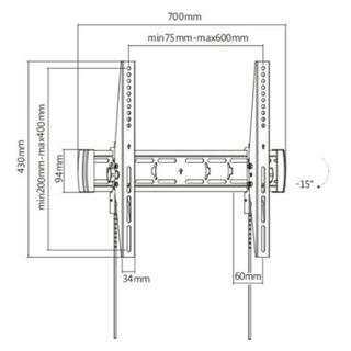 テレビ　壁掛けの画像