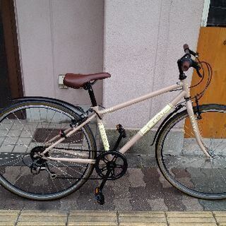 FREYS[フレイズ]700c クロスバイク 6Speed/フラットベージュ