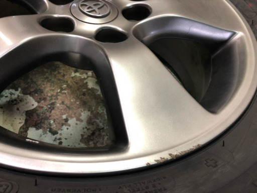 215/60R16・新品 夏タイヤ エスティマ純正アルミホイール ハイグロス セット
