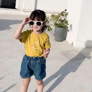 チャーリーブラウン♪くすみカラー半袖Tシャツの画像