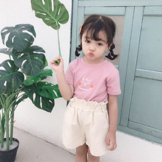 チャーリーブラウン♪くすみカラー半袖Tシャツの画像