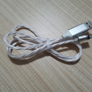 【新品】2in1ケーブル  iPhoneケーブル  Type-Cケーブル LEDケーブル の画像