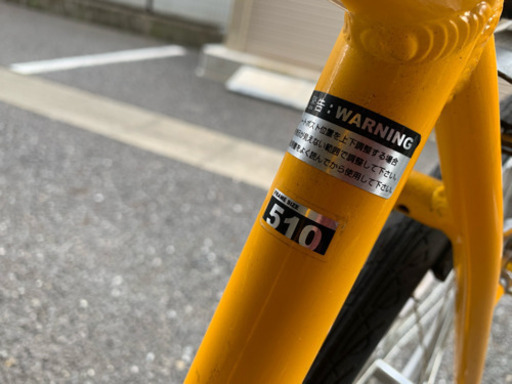 ロードバイク シティバイク イエロー 