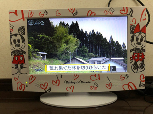 ミッキー＆ミニー 16型LED DVDプレーヤー内蔵　TV DY-TV160L ジャンク