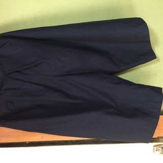 紺色　ガウチョ