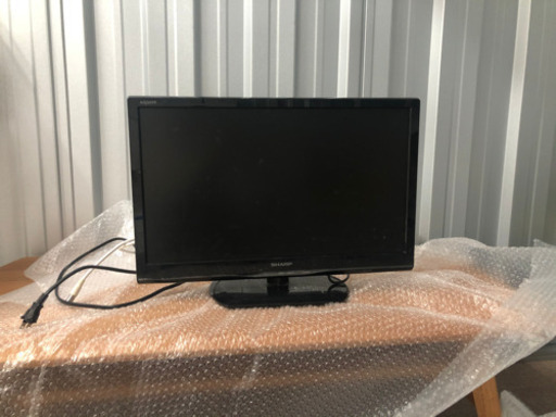 【お譲り先決定】SHARP 22型テレビ リモコンなし