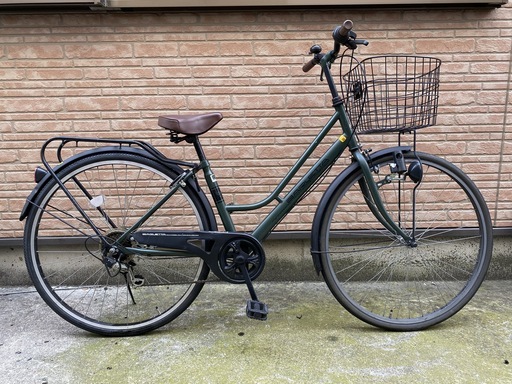 シティサイクル BARLETTA 27インチ 外装6段変速 グリーン