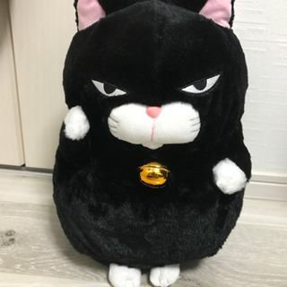 ひげまんじゅう　ぬいぐるみ　招き猫　美品