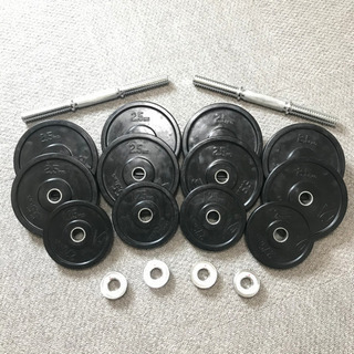 ボディメーカー ラバーダンベル 15kg×2 30kgセット 定価¥18800⠀】