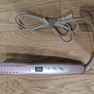 【値下げしました】ヘアアイロン　TESCOM ione マイナスイオンストレートヘアーアイロン 　ピンクの画像