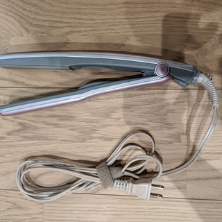 【値下げしました】ヘアアイロン　TESCOM ione マイナスイオンストレートヘアーアイロン 　ピンクの画像