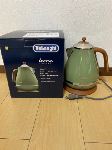 デロンギ(DeLonghi) 電気ケトル  KBOV1200J-GR