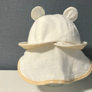 耳付き　日よけ　帽子　42㎝の画像