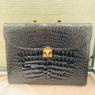 vitcroco 本革 イタリア製 ブリーフケース 鍵付き