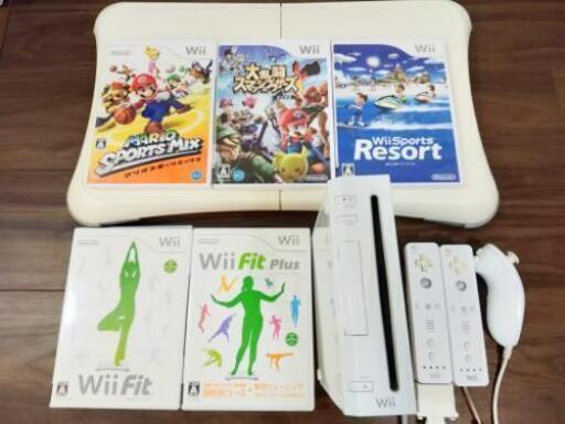 【Wiiセット】本体+ソフト7本+ボード