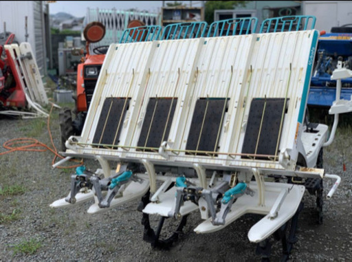  大阪☆実動 クボタ 綺麗 4条植 田植機 JC4 joycom Jr. キュート ゆう優ターン リコイル クランク式 KUBOTA 