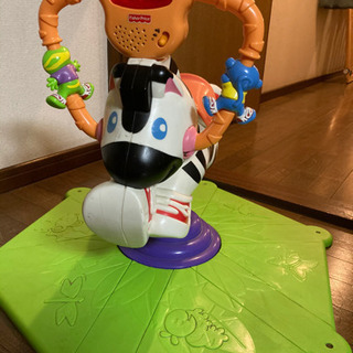 【フィッシャープライス】ゴー・ベビー・ゴー! はずむ まわる しまうまくん マテルの画像