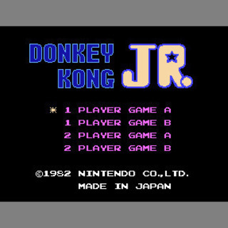 【FC】ドンキーコングJR.（端子清掃・動作確認済）
