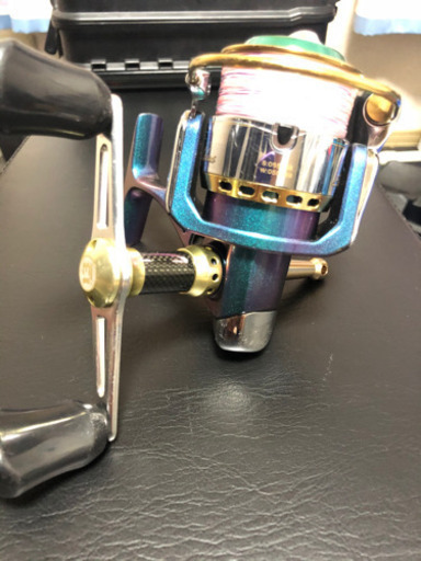 Daiwa Emelaldas2506、リールスタンド、ブリーデンWハンドルカスタム