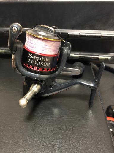 SHIMANO セフィア06、ブリーデンカスタムWハンドル、換えスプール付き。