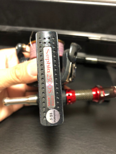 SHIMANO セフィア06、ブリーデンカスタムWハンドル、換えスプール付き。