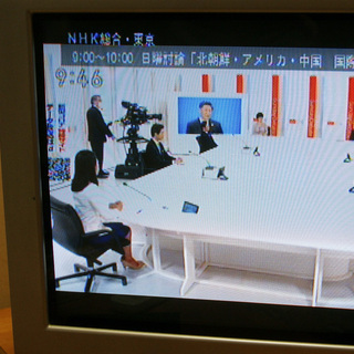 シャープブラウン管テレビ２１型の画像