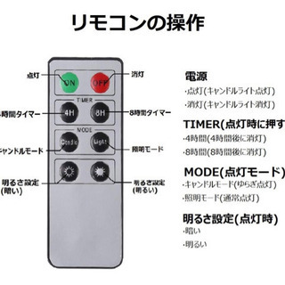LEDキャンドルライト　11個の画像