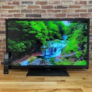 即日受渡❣️全国送料込SHARP 40インチ 液晶テレビ AQUOS HDD録画○ 即日受渡❣️全国送料込シャープ AQUOS 40型液晶テレビ 裏番組