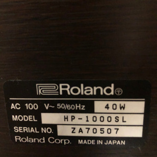 Roland電子ピアノの画像