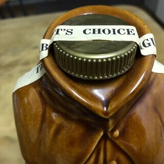 古酒 ABBOT'S CHOICE アボットチョイス Figurine 12年 SCOTCH WHISKY スコッチ ウイスキー 陶器 神父 替え栓 750ml 43% 未開栓 の画像