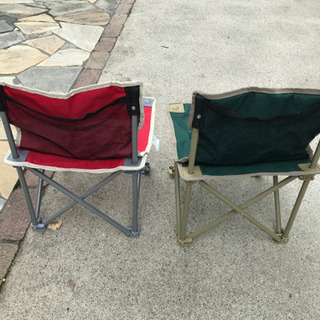 キャンプ用折り畳みイス　2脚の画像