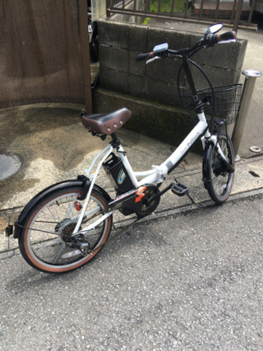 ペルテック折りたたみ電動自転車20インチ6段変速