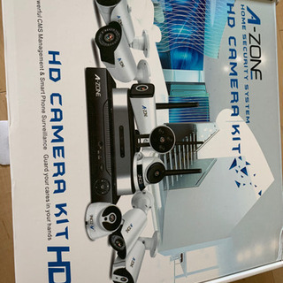 A-ZONE 200万画素タイプ 防犯カメラキット  4CHレコ...