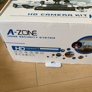 A-ZONE 200万画素タイプ 防犯カメラキット  4CHレコーダー＆2台の画像