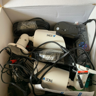 A-ZONE 200万画素タイプ 防犯カメラキット  4CHレコーダー＆2台の画像