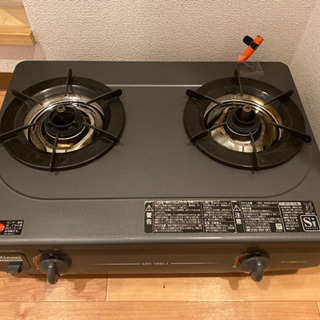 リンナイ　2口コンロ　プロパンガス用