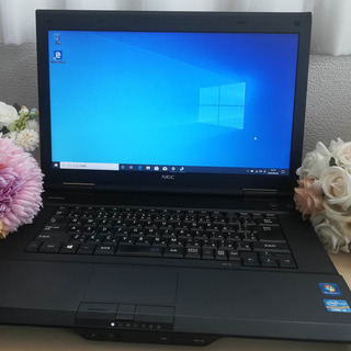 (お打合せ中)ノートパソコン NEC VersaPro VK25LX-G CPU:core i3 メモリ:4GB HDD:320GB OS:Windows10Pro(64bit) 15.6型 無線LAN有(Wi-Fi対応) 光学ドライブ内蔵