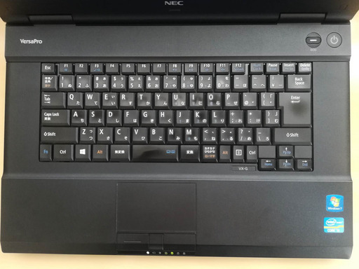 (お打合せ中)ノートパソコン NEC VersaPro VK25LX-G CPU:core i3 メモリ:4GB HDD:320GB 