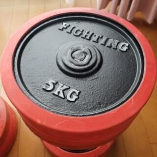 値下げ　カスタム　ダンベル　約30キロペアの画像