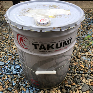 空ペール缶 20L TAKUMI HQ 10w-40の画像