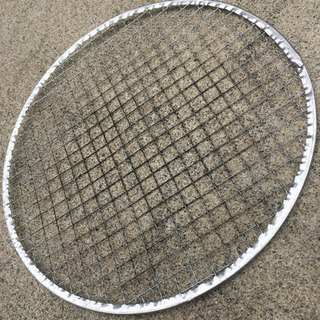 極太ステンレス30cm正確網／太35cm正角網／細28cm丸網 焼き網 BBQコンロ用 七輪用の画像