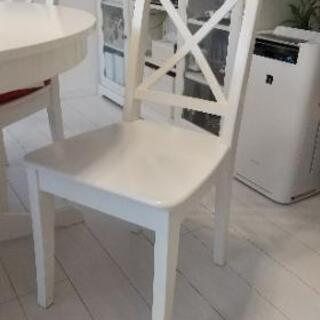 IKEA ホワイト 円形ダイニングテーブル 丸いダイニングテーブルの通販 - IKEA