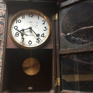 アンティークなボンボン時計1000→500円にお値引き