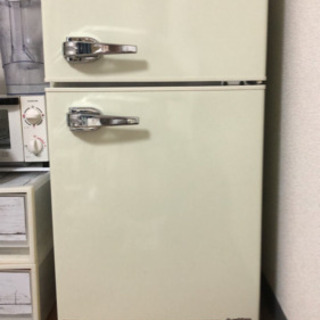冷蔵庫　レトロ　お洒落なデザイン　取りに来られる方限定！