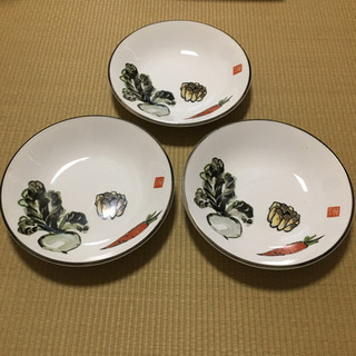 絵皿　三枚セット