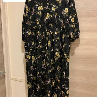 大きいサイズ 8L 花柄 ロングワンピース