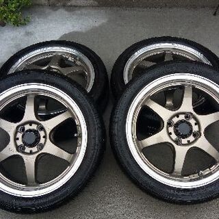 アルミホイール、タイヤ