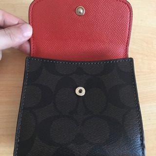 Coach アウトレット 2つ折財布の画像