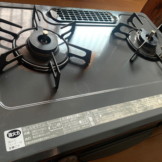 引渡完了【中古、美品】グリル付ガスコンロ　ガステーブル　プロパン...