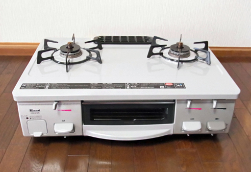 ガスコンロ　リンナイ　グリル付きガステーブル